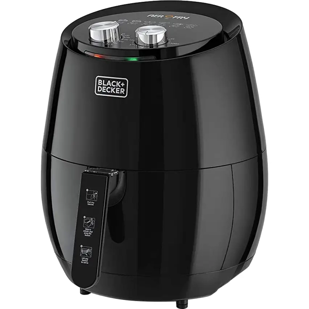 أهم المميزات سعر الاير فراير بلاك اند ديكر :

 	إيقاف تشغيل تلقائي
 	تايمر ديجتال
 	مؤشر لظبط الوقت
 	تحكم دقيق في الطهي
 	تقنية Rapid Air Convection
 	تعدد الاستخدامات
 	سهولة التنظيف
 	تقليل نسبة الدهون