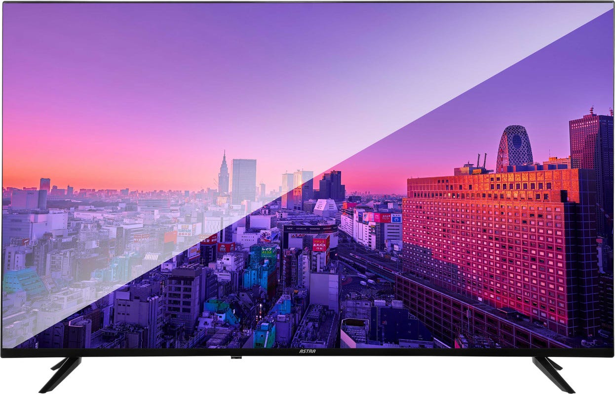 أهم مميزات و سعر شاشة استرا 32 :

 	شاشة LED
 	بدون إطار (Frameless)
 	ريموت كنترول
 	المنافذ المتعددة
 	كفاءة الطاقة
 	دقة HD