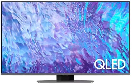 تلفزيون سامسونج 55 بوصة 4k سمارت QLED UHD مزود برسيفر داخلى أسود – QA55Q80CAUXEG